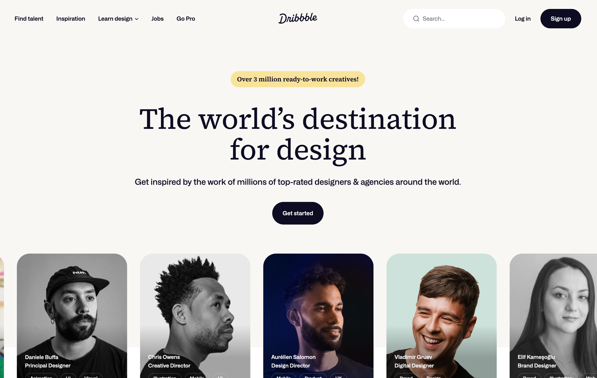 Dribbble, piattaforma per lavoro, portfolio e ispirazione