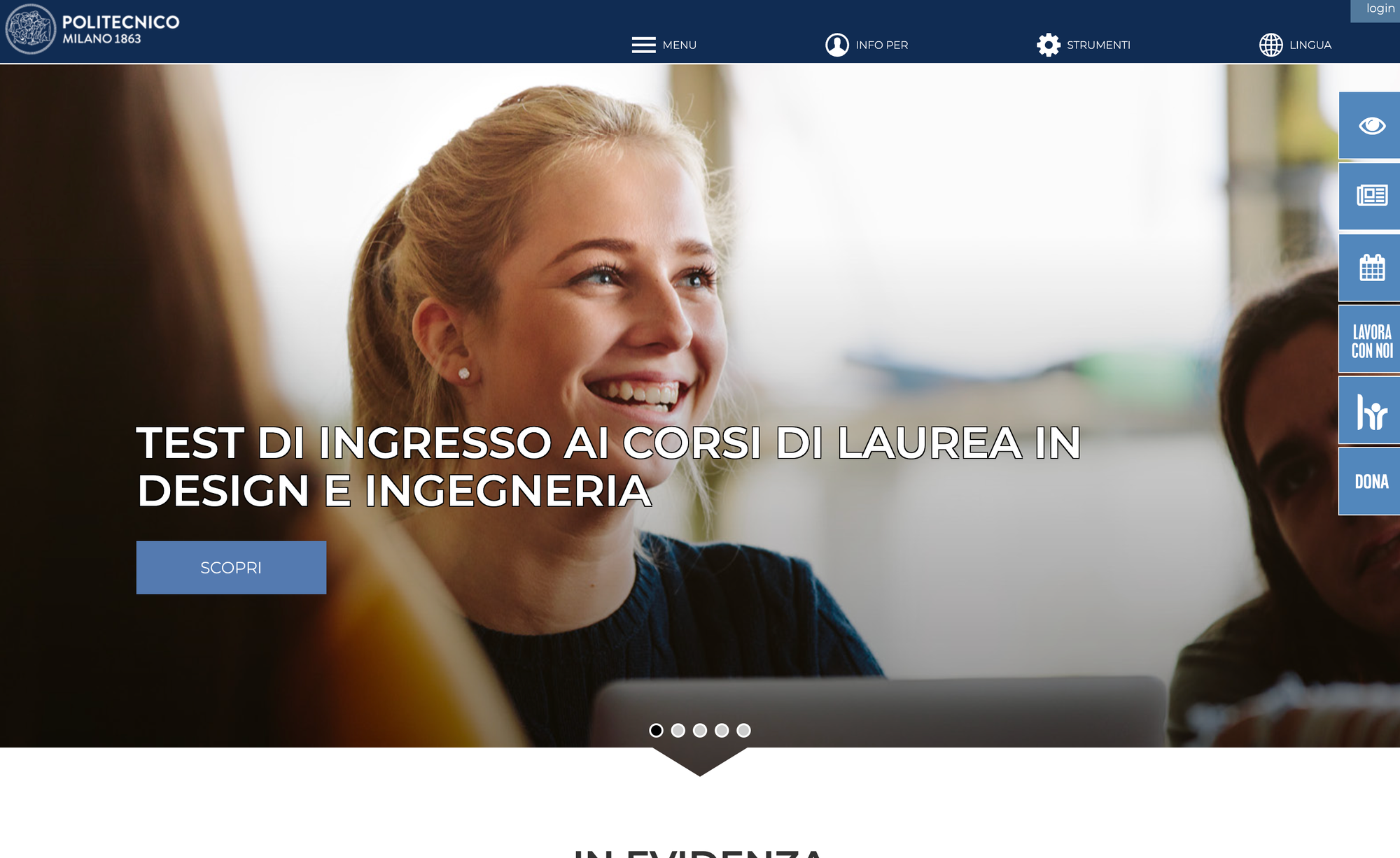 Politecnico di Milano, corsi di laurea in design