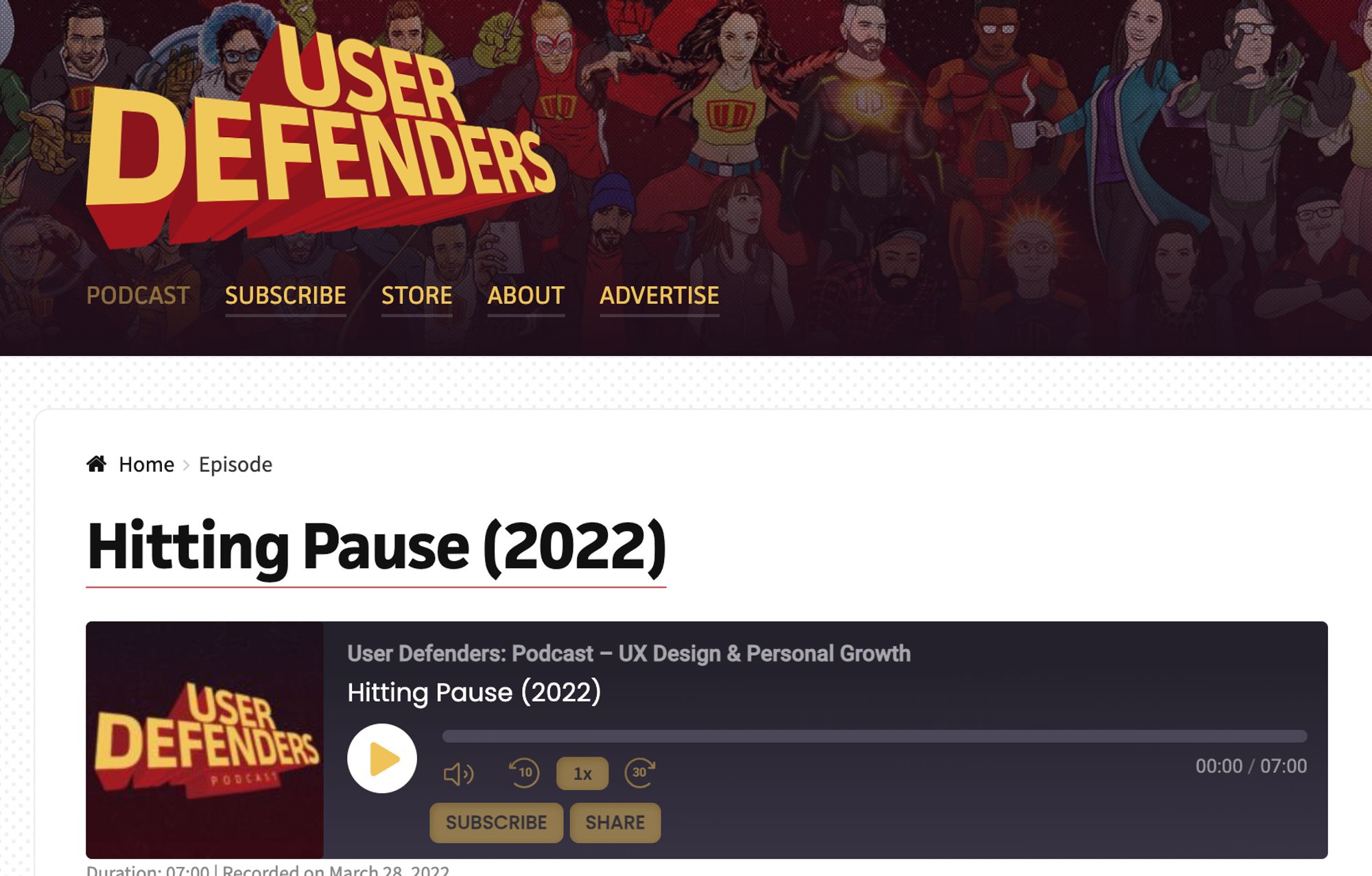 User defenders, podcast sulla UX