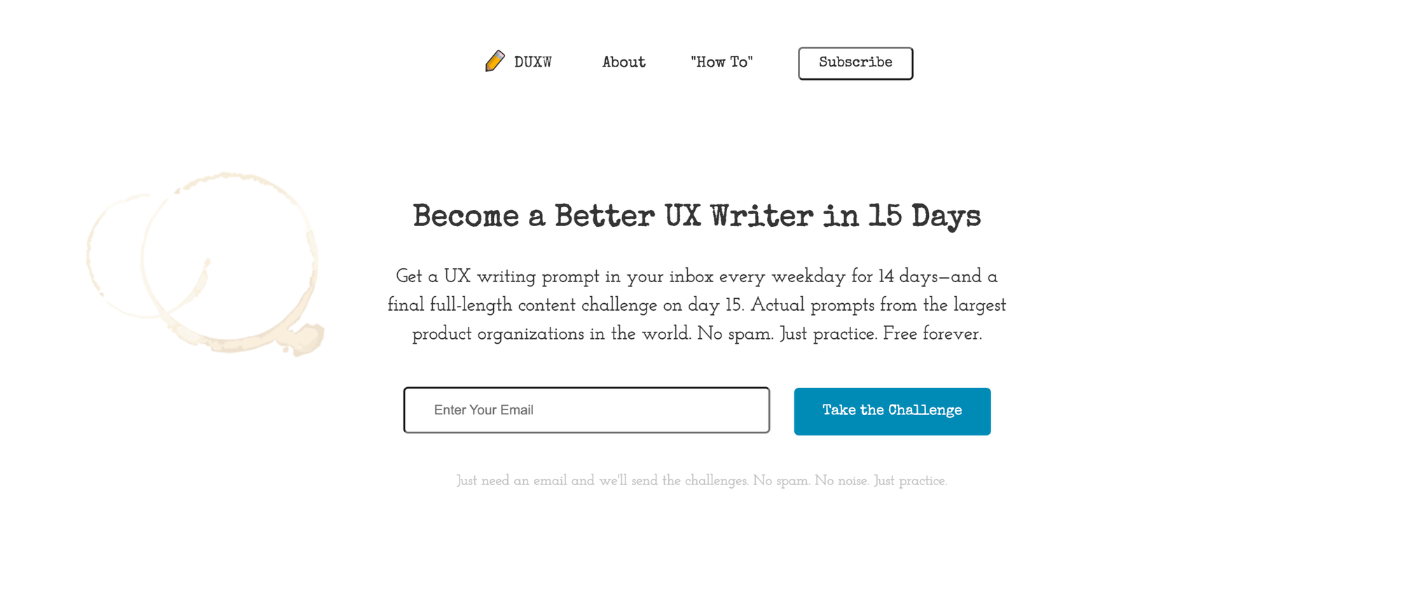 Daily UX Writing, challenge sulla scrittura