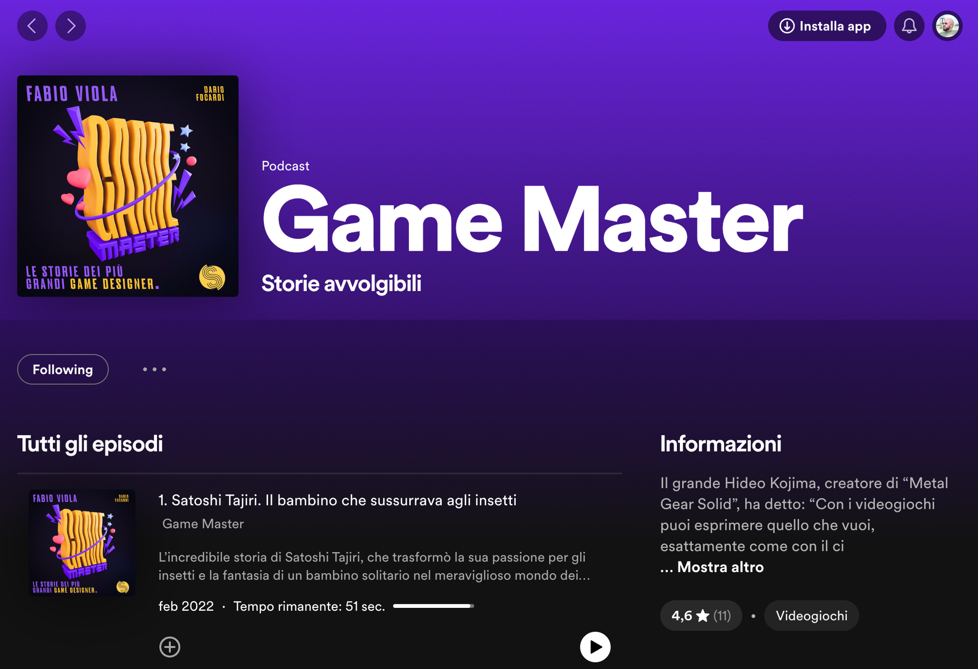 Game Master, podcast sulla gamification