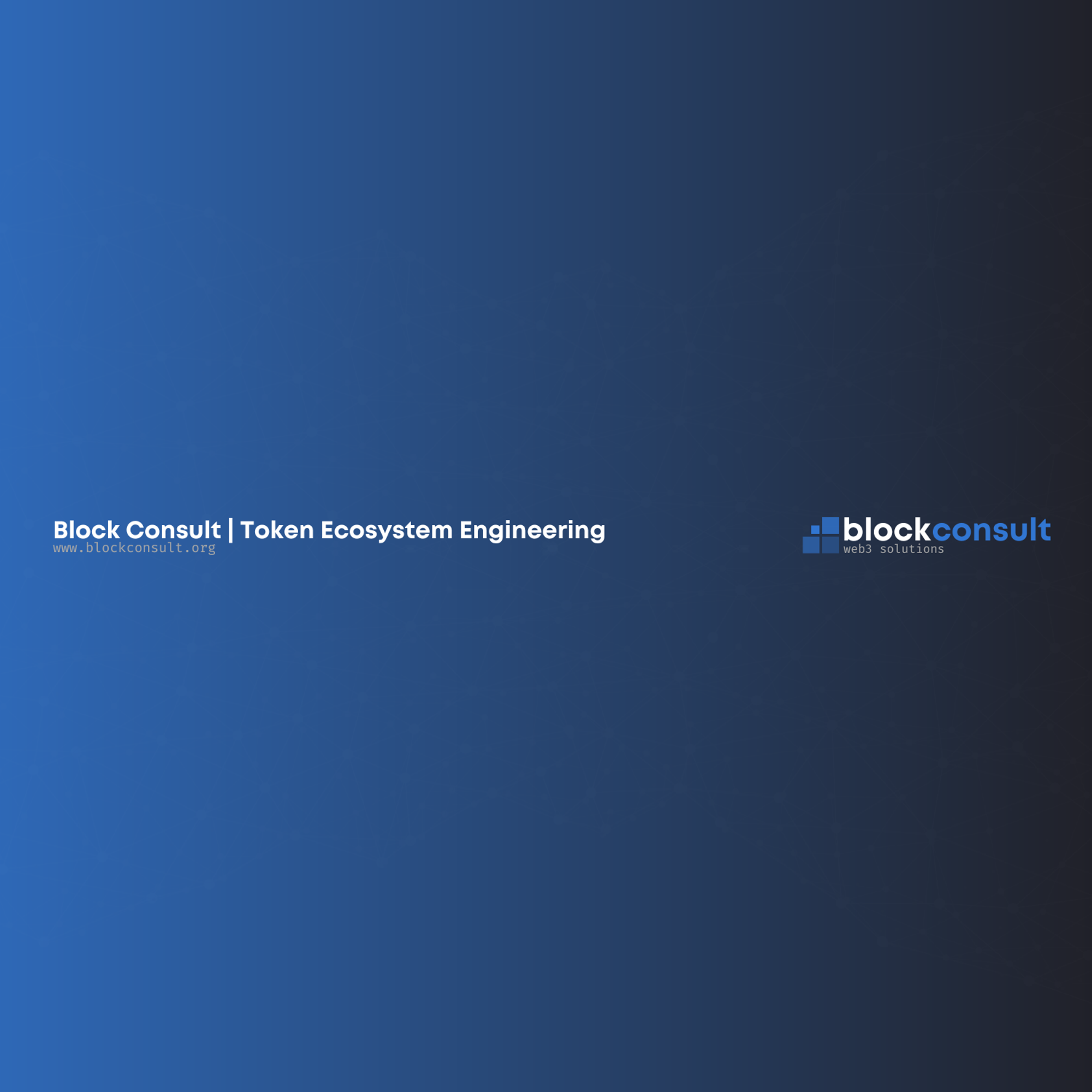 Block Consult | Token Ecosystem Engineering