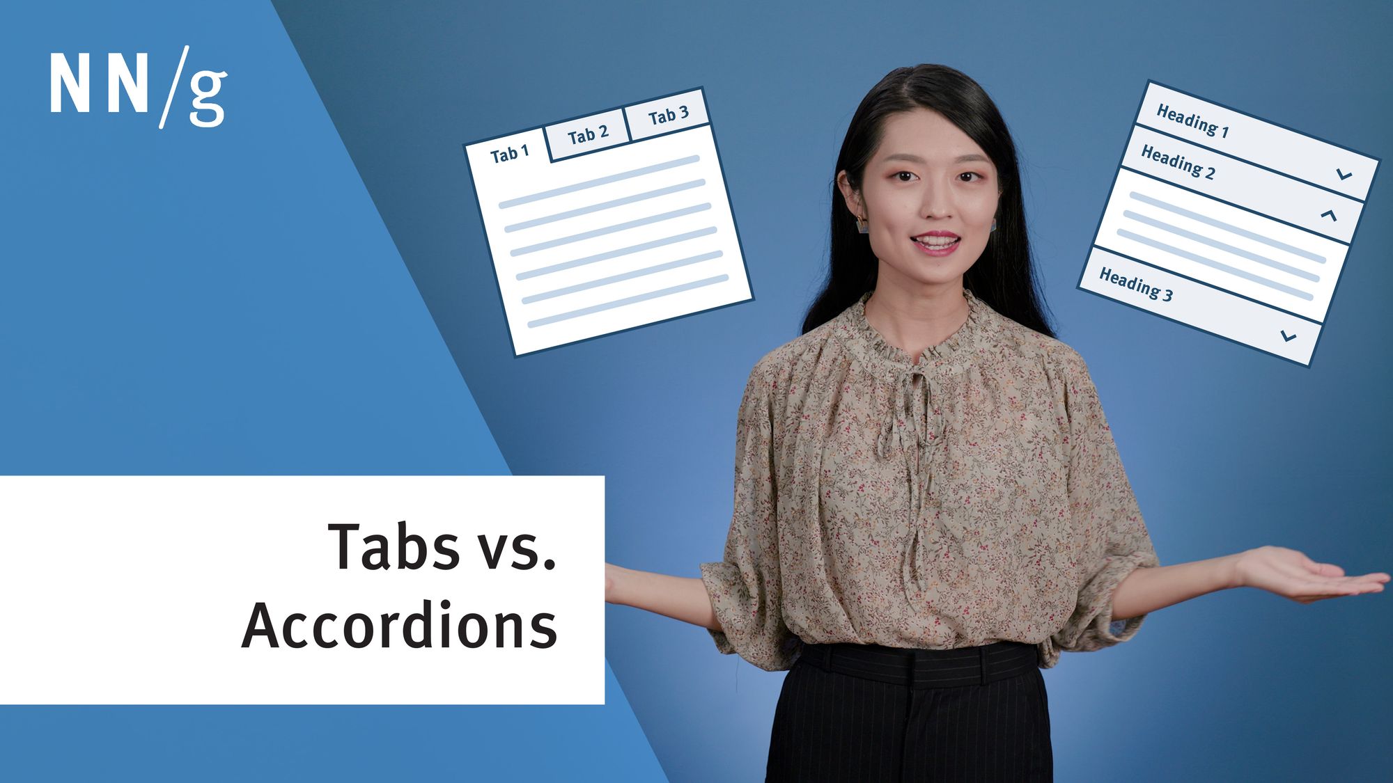 Tabs vs. Accordions: When to Use Each (Video)