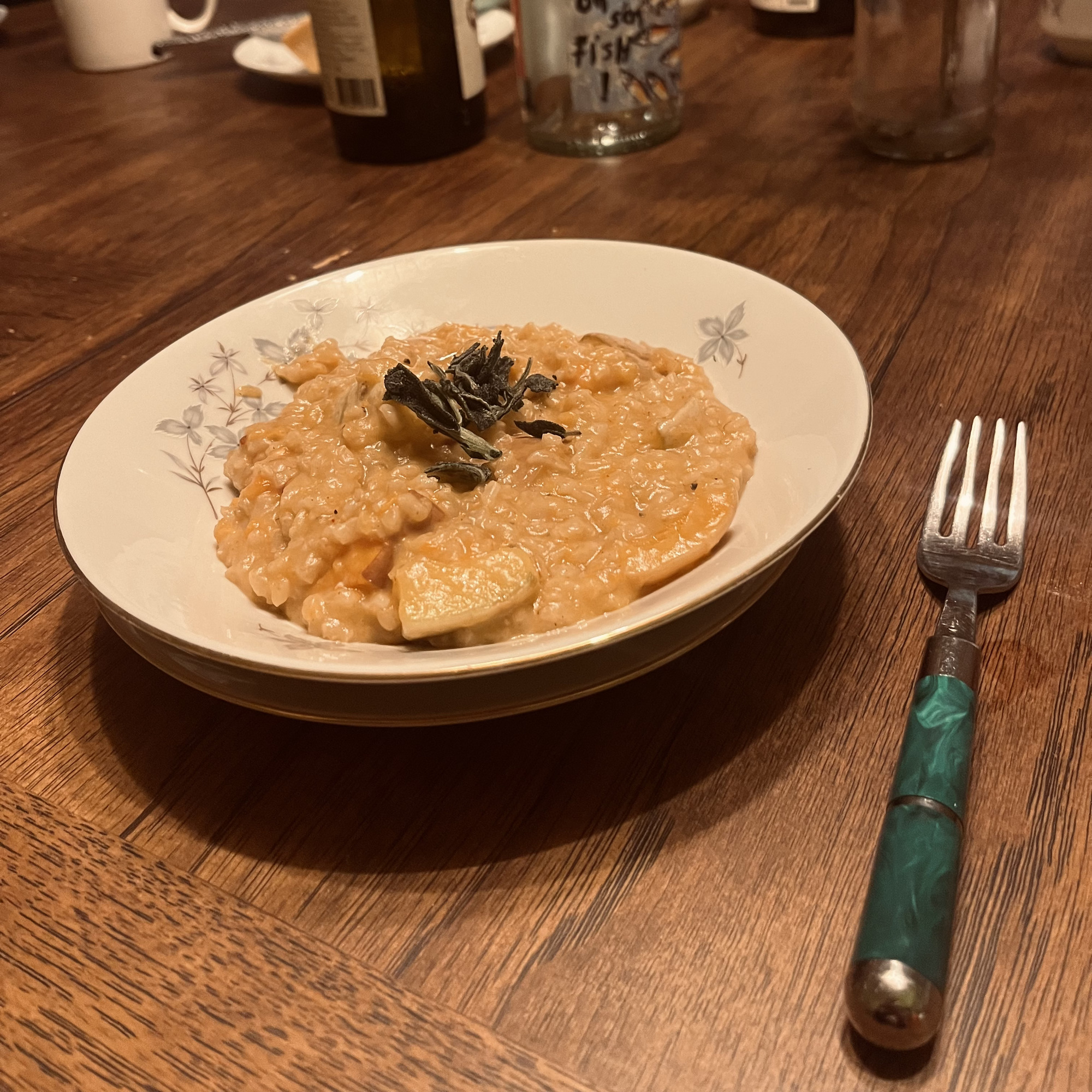 Aris picture of the risotto in question. With an Instagram filter on it…