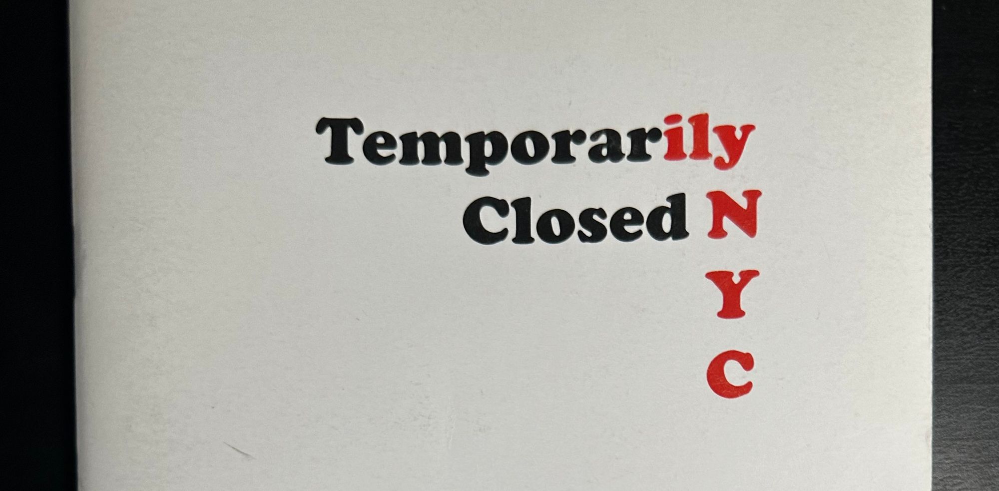 Temporarily Closed