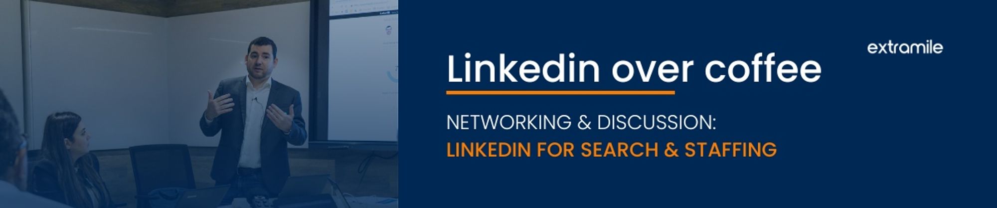 Linkedin over coffee | Networking & Linkedin for Staffing Consultants