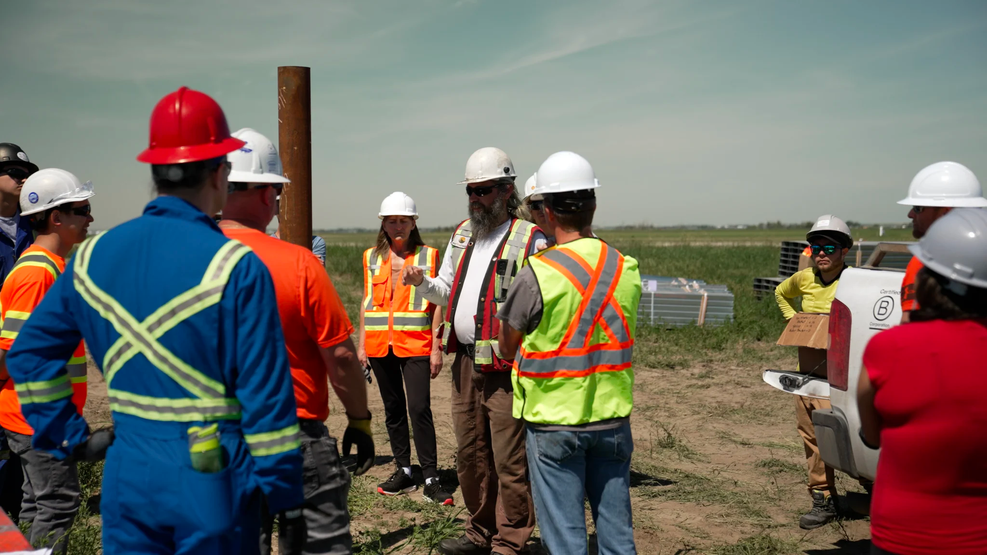 Solar project repurposing abandoned oil and gas wells in sunny Alberta