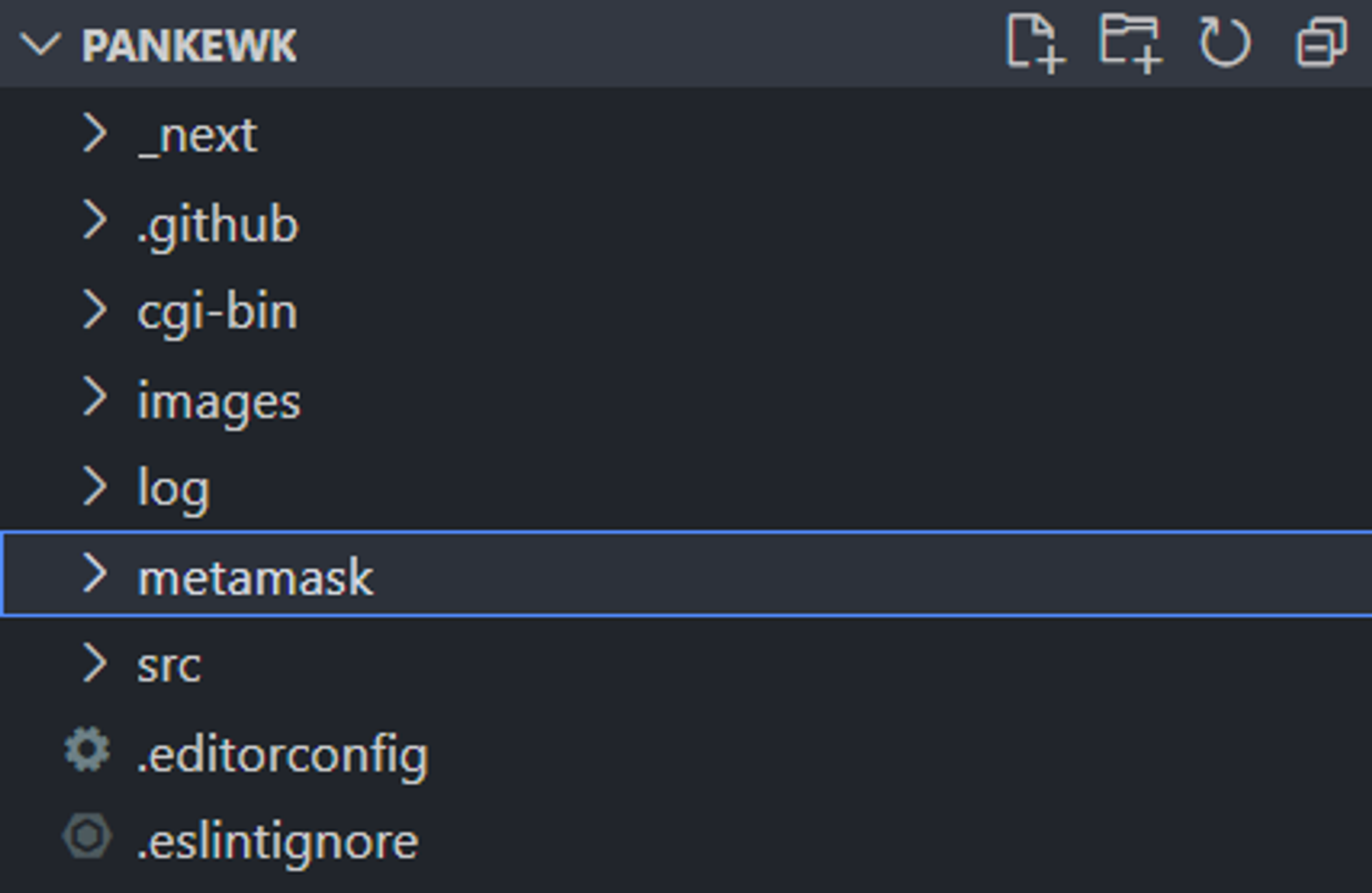 There is a folder especially for Metamask, which makes it suspicious already 👀