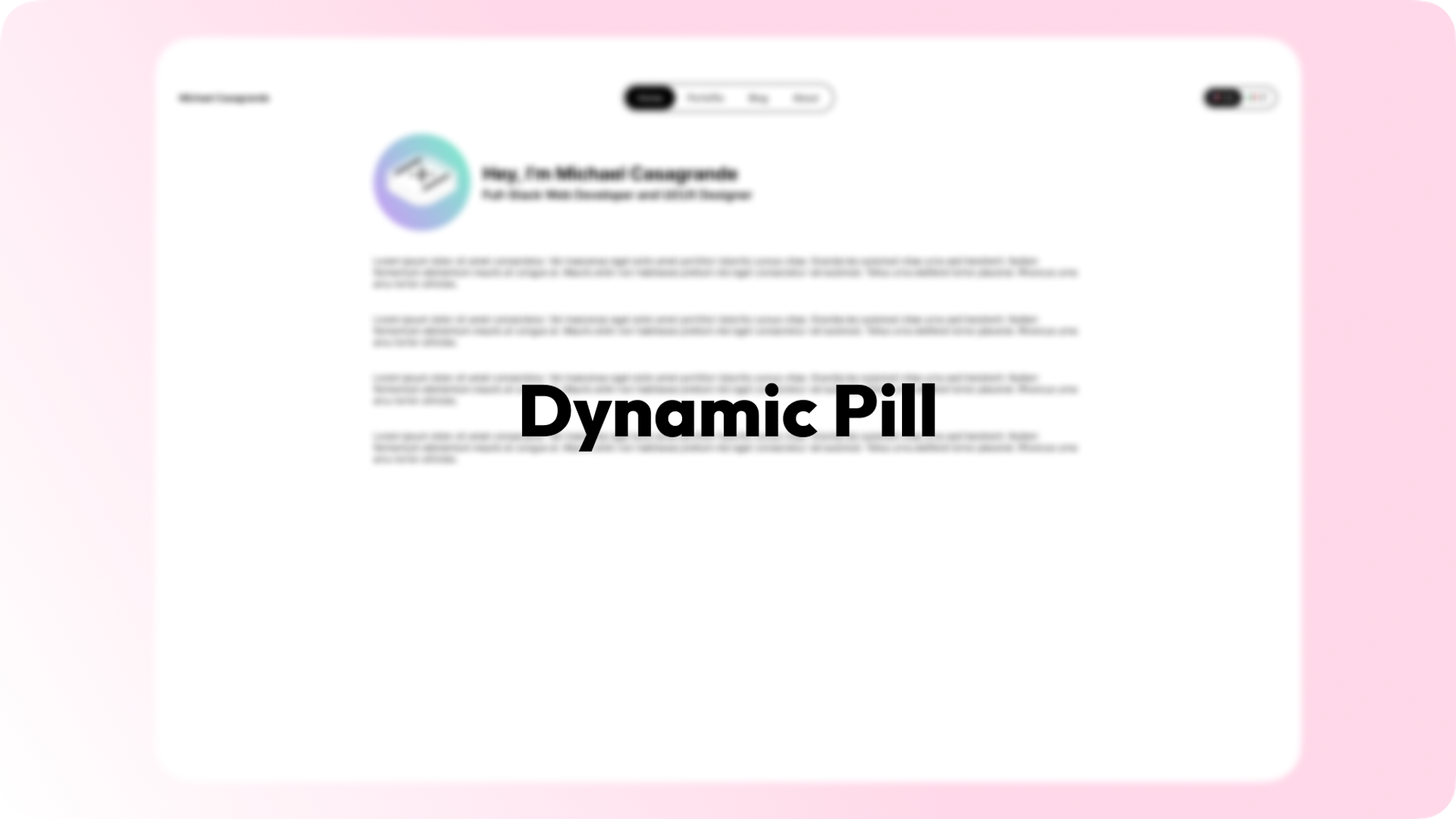 Dyanimc Pill