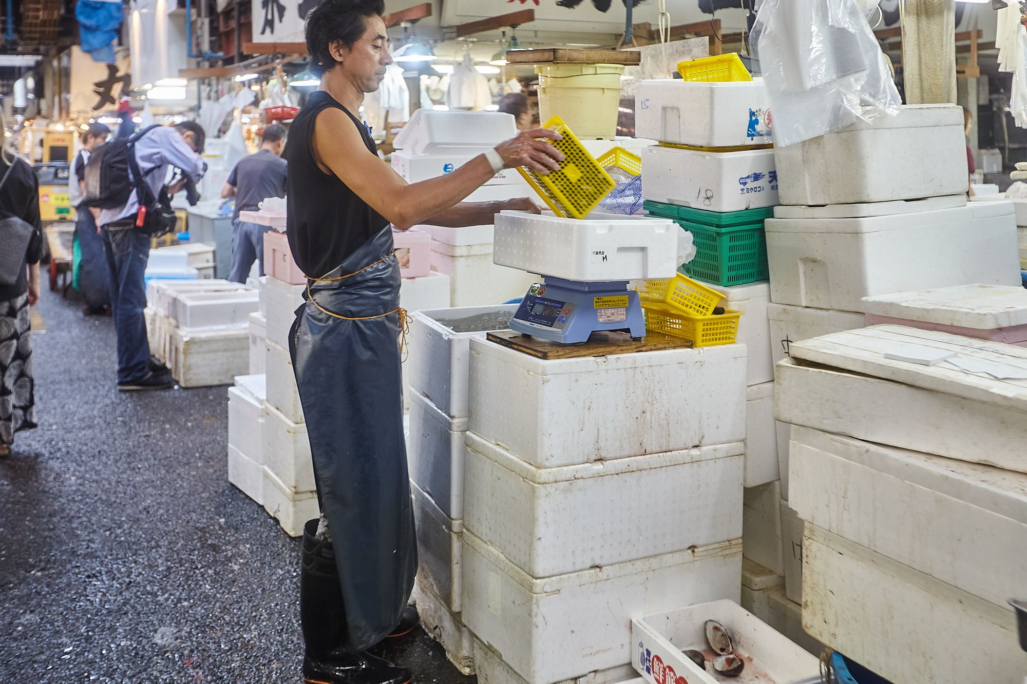 Tsukiji Fish Market in Tokyo
