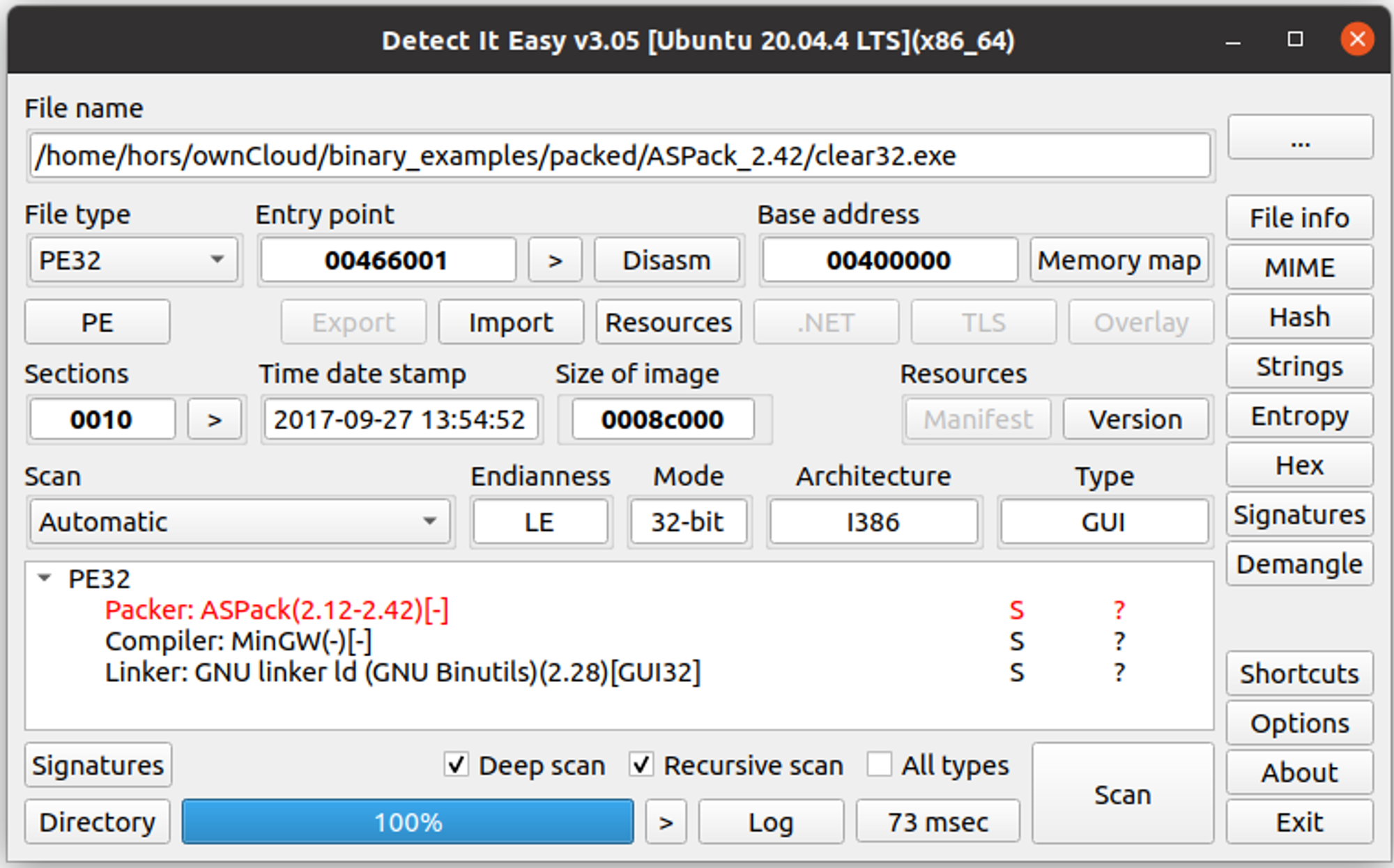 Contributors to horsicq/Detect-It-Easy