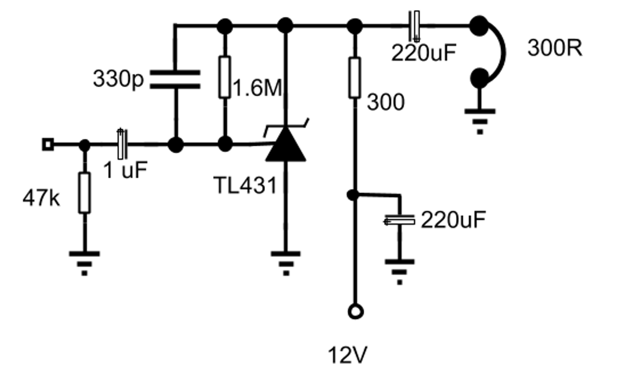 TL431放大器的电路图