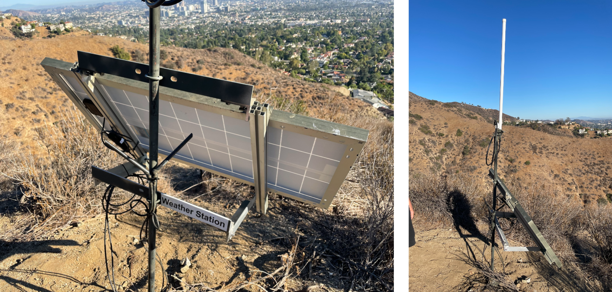 The first miner discovered above Glendale, CA disguised as a “weather station” 