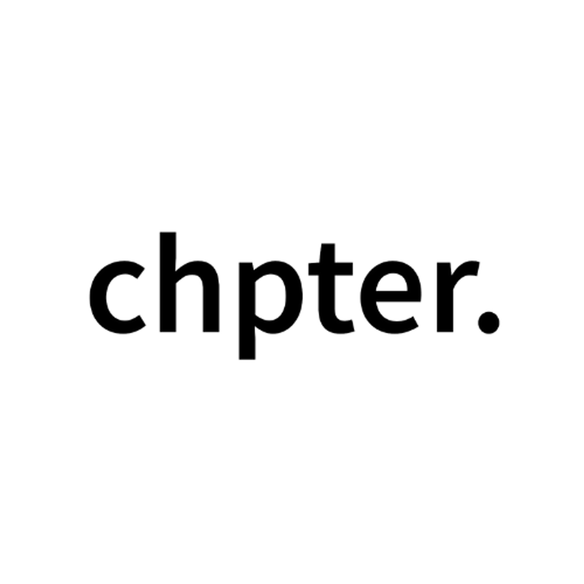 chpter. API docs