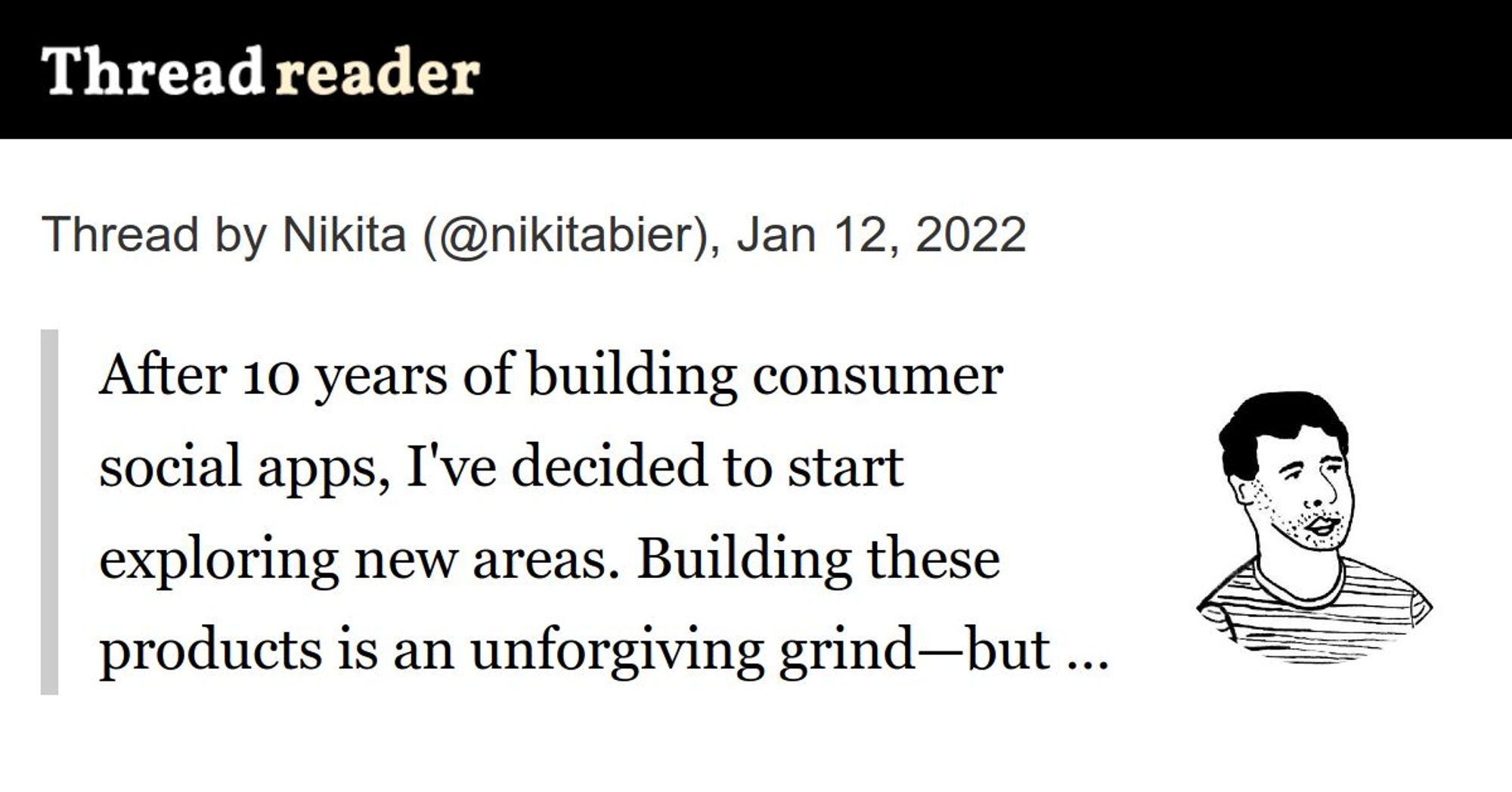 Thread by @nikitabier on Thread Reader App