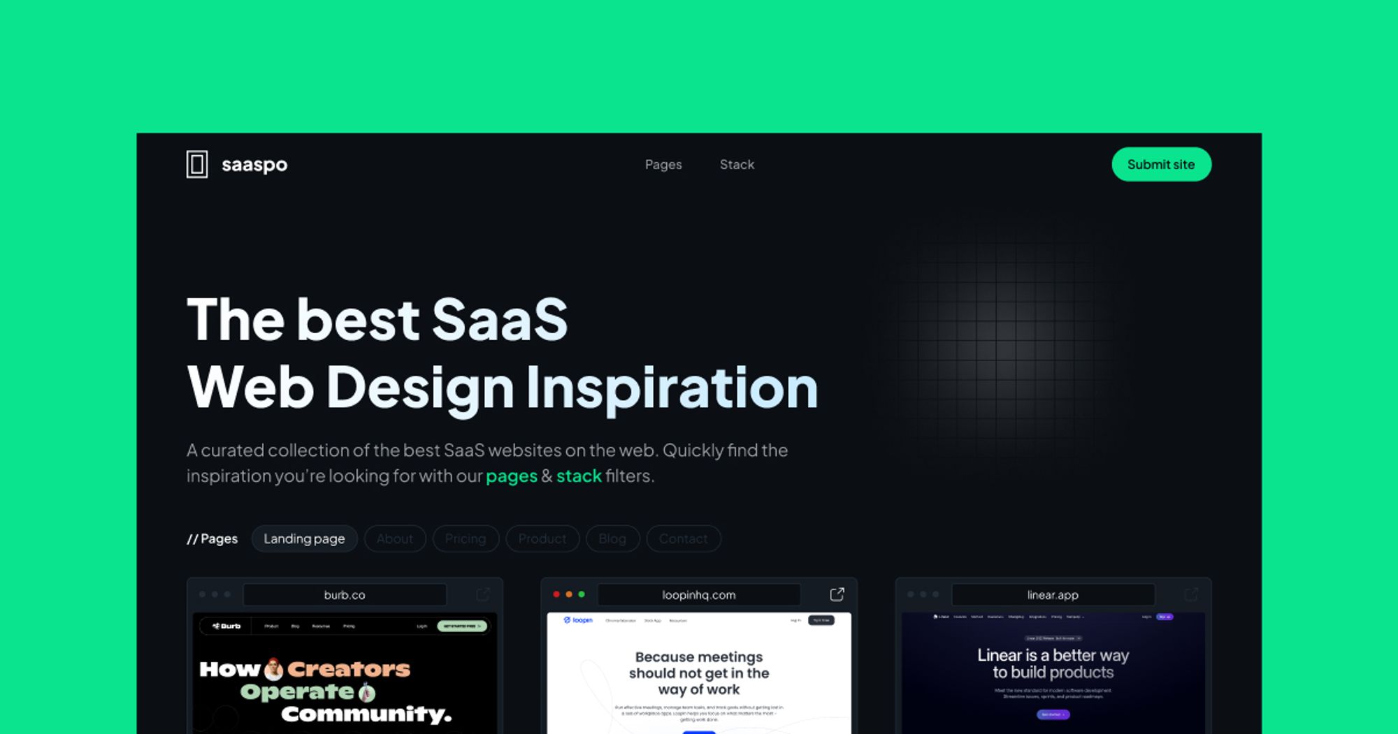 The best SaaS Web Design Inspiration | Saaspo