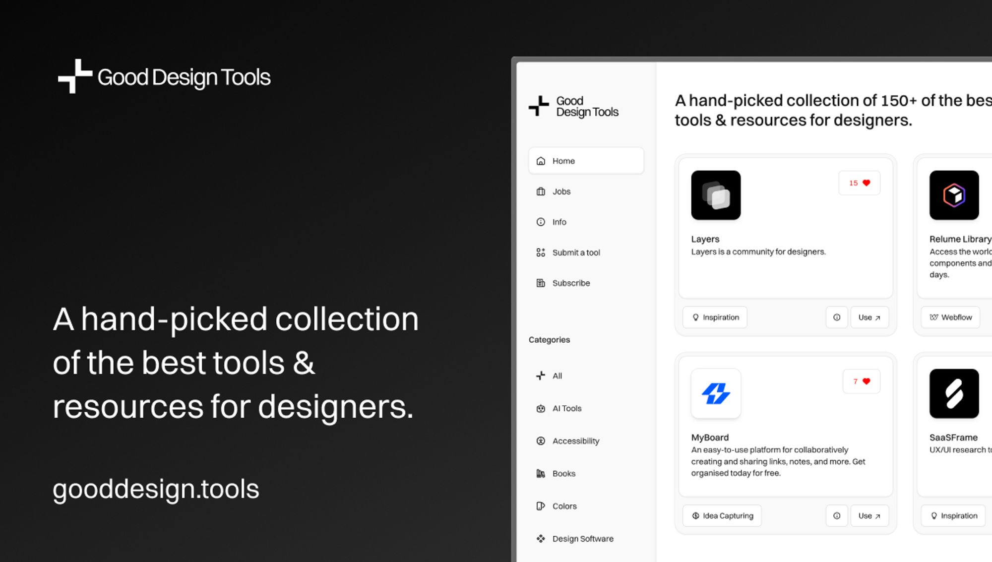 Good Design Tools - The best tools and resources for designers.