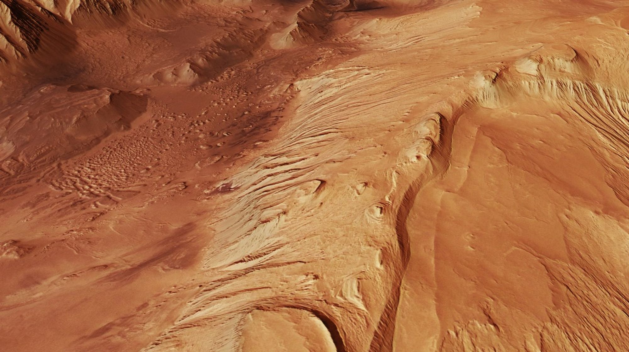 Scientists Discover 'Significant' Water Hidden In Martian Grand Canyon