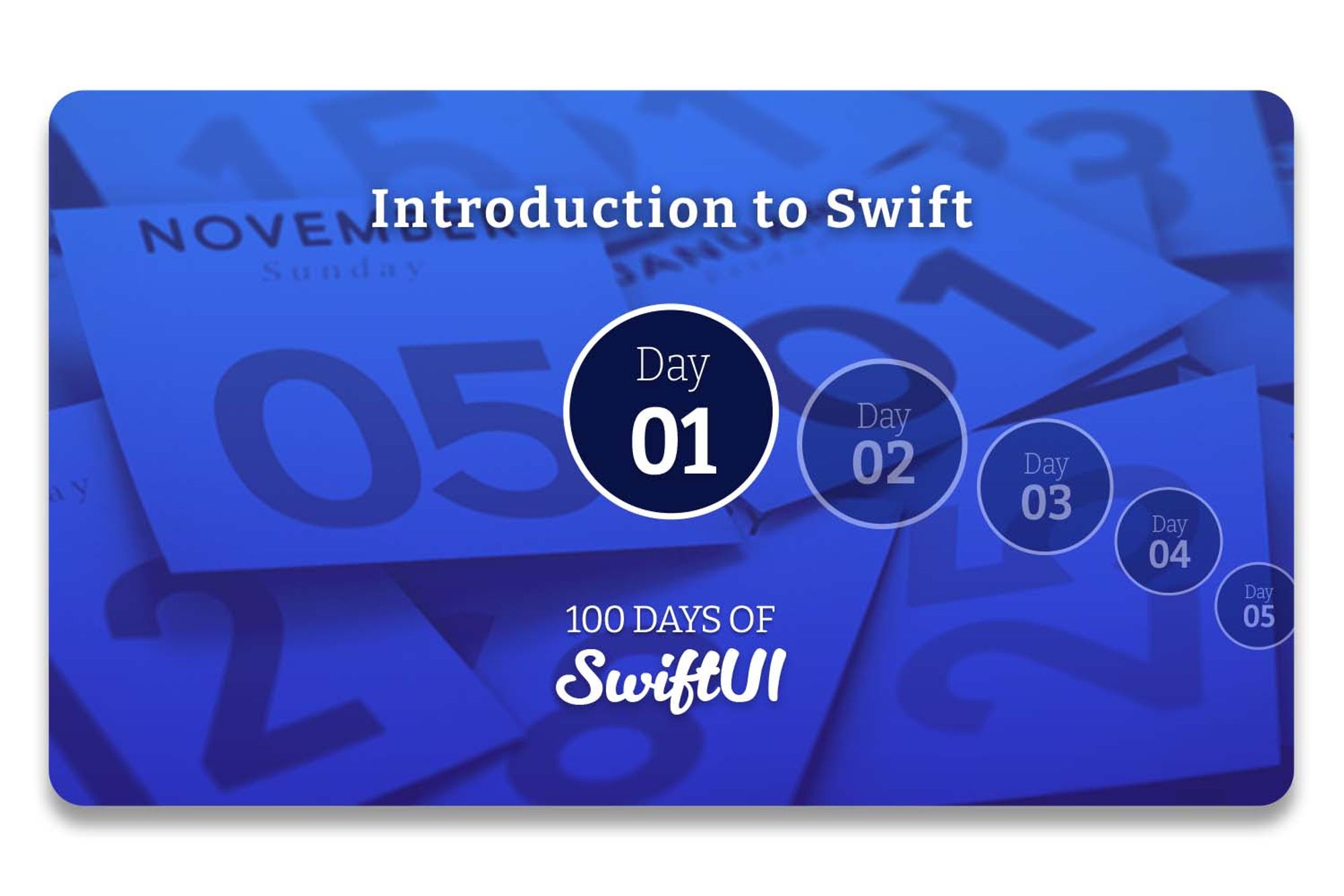 Day 1 – 100 Days of SwiftUI