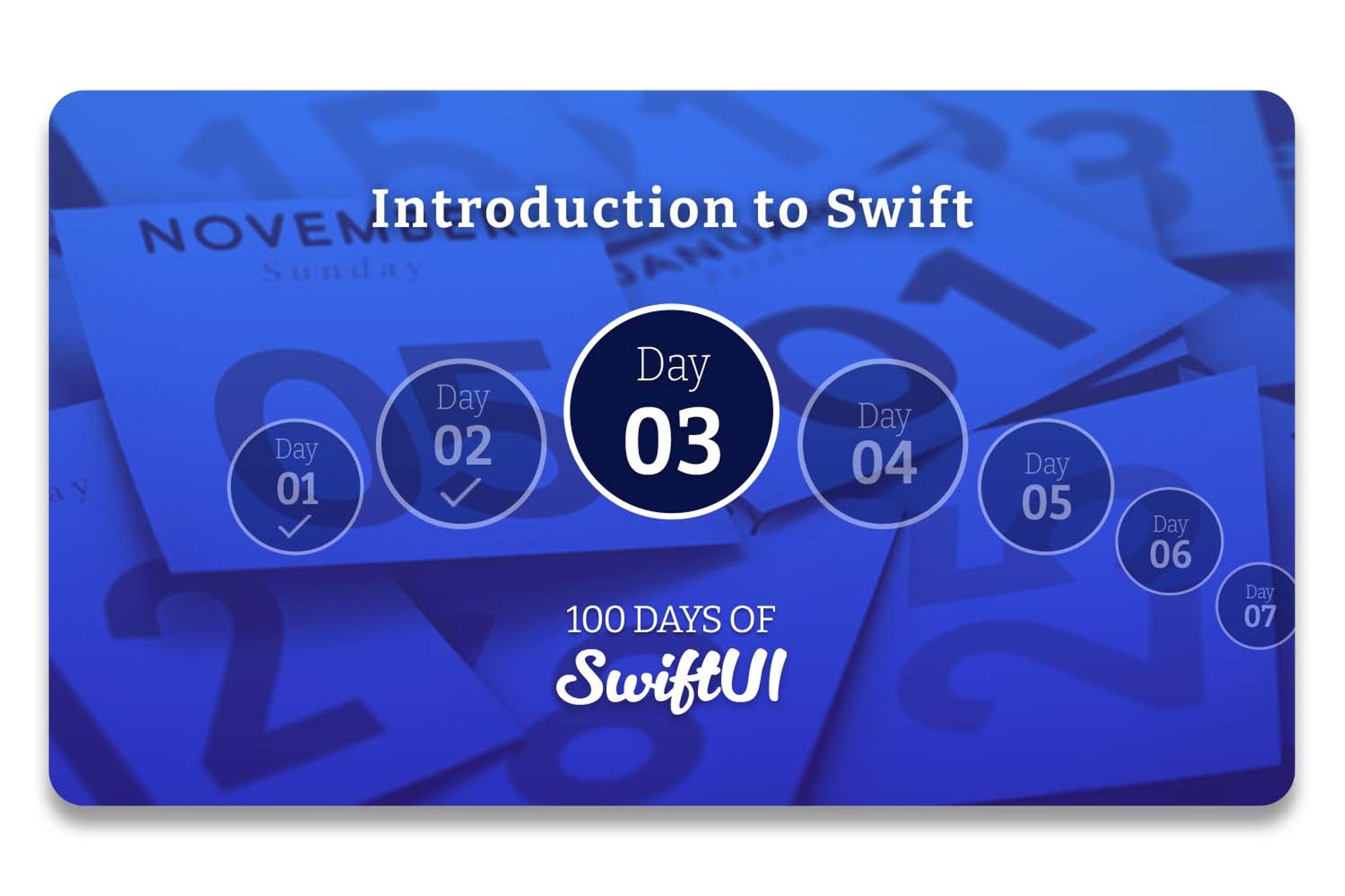 Day 3 – 100 Days of SwiftUI