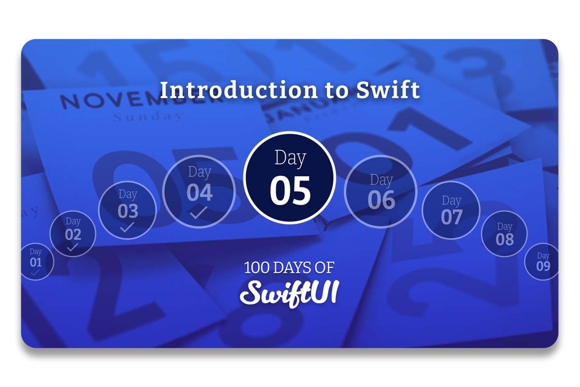 Day 5 – 100 Days of SwiftUI