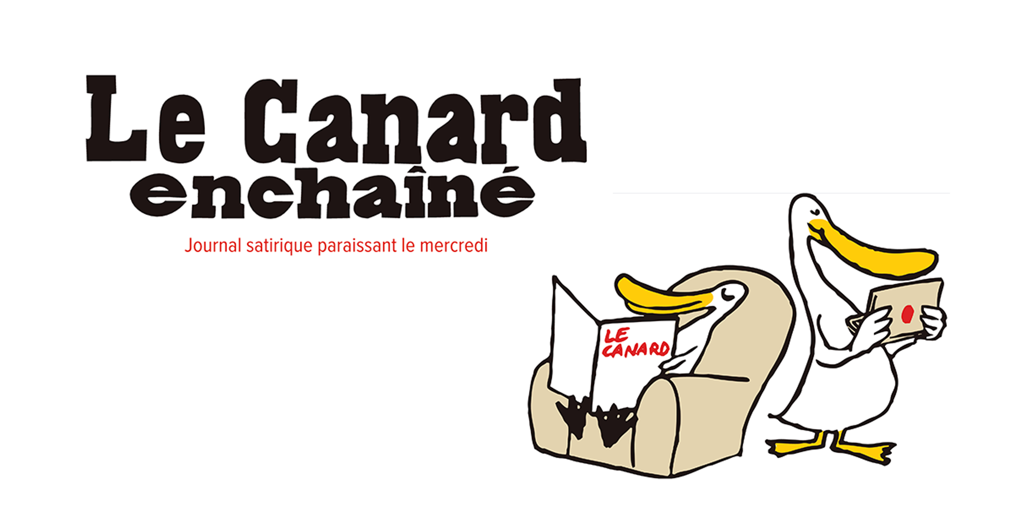 Le Canard enchainé : journal satirique paraissant le mercredi