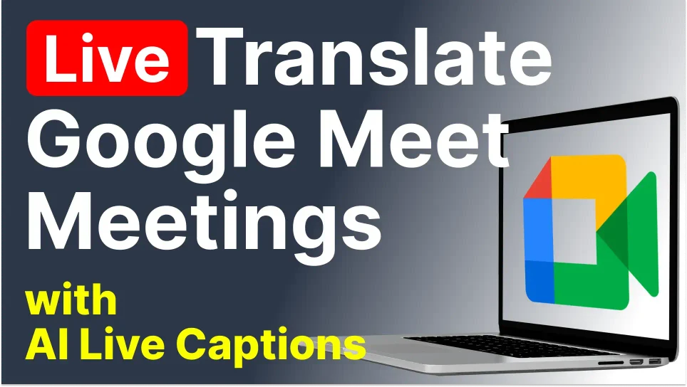 Understand any Google Meet call on your computer using AI-powered live captions. Available in 90+ languages, Accurate, Secure.
