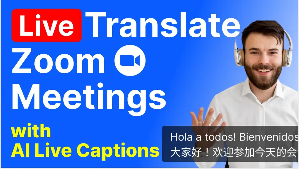 Understand any Zoom meeting on your computer using AI-powered live captions. Available in 90+ languages, Accurate, Secure.