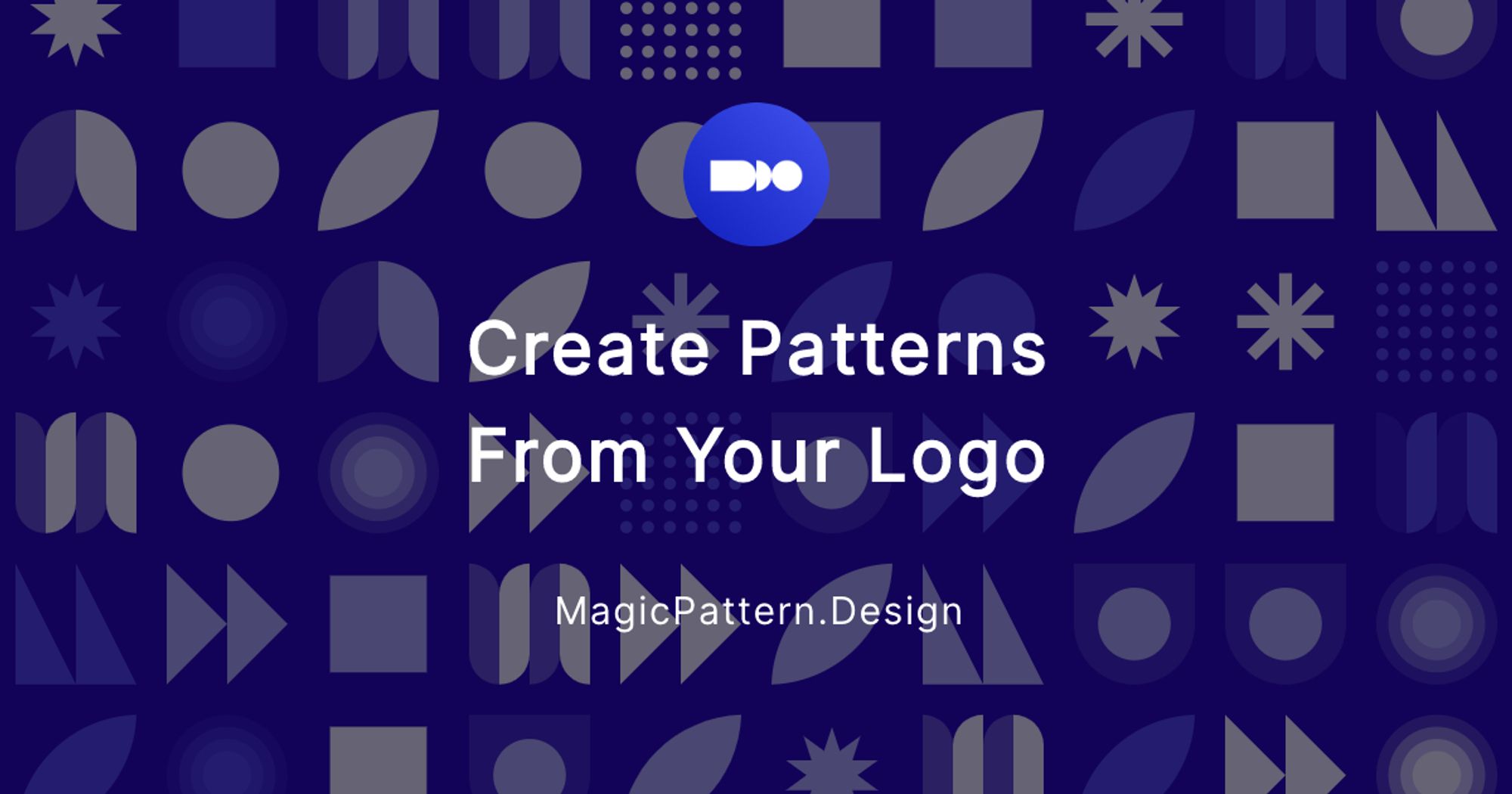 Create a pattern with your logo